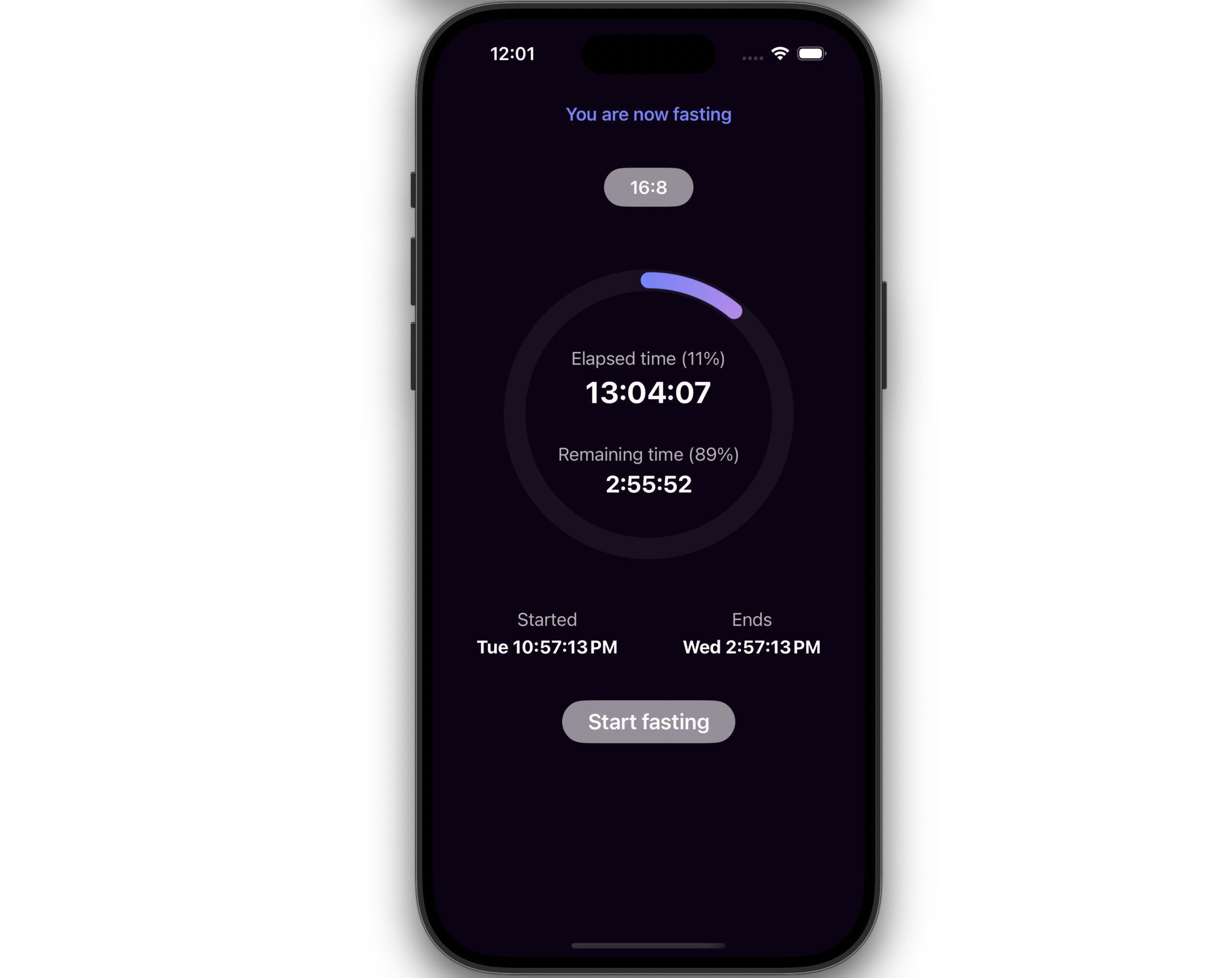 Fastingtracker app preview